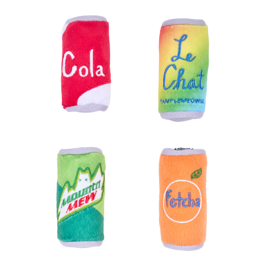 ZippyPaws ZippyClaws® Catnip Soft drink cans 4-Pack
